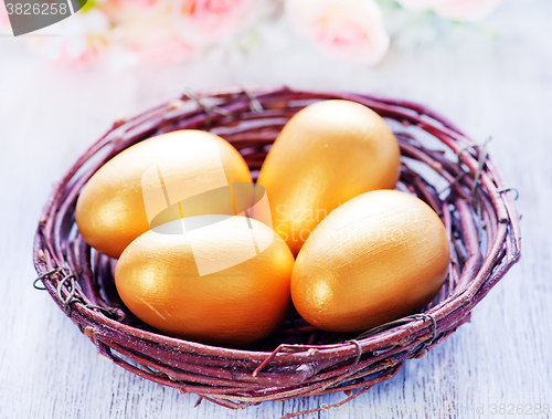 Image of decorative painted Easter eggs