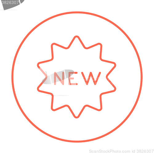 Image of New tag line icon.