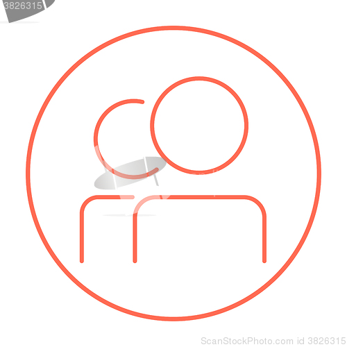 Image of People line icon.