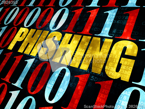 Image of Security concept: Phishing on Digital background