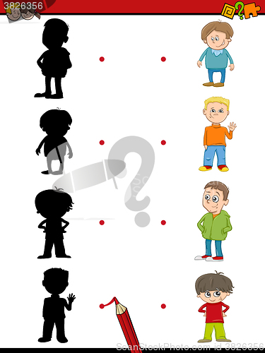 Image of preschool shadow activity for kids