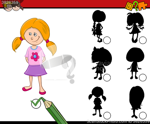 Image of shadows activity for children