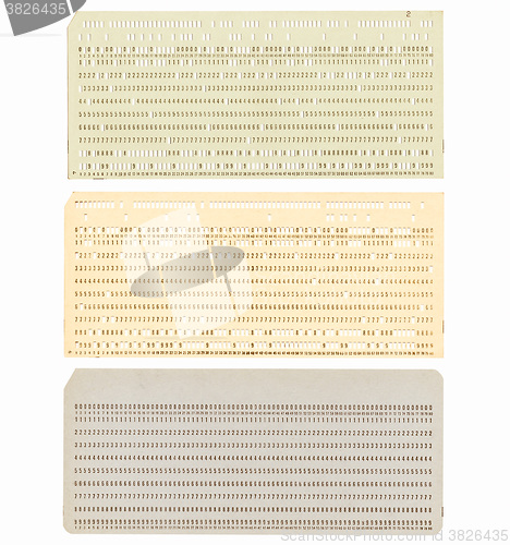 Image of  Punched card vintage