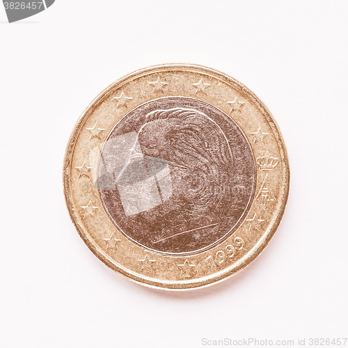 Image of  Belgian 1 Euro coin vintage