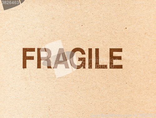 Image of  Fragile vintage