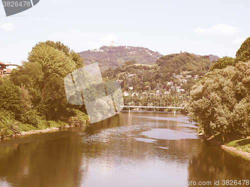 Image of River Po, Turin vintage