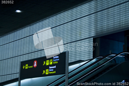 Image of Signs at the airport