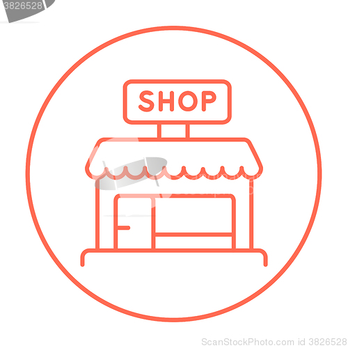 Image of Shop line icon.