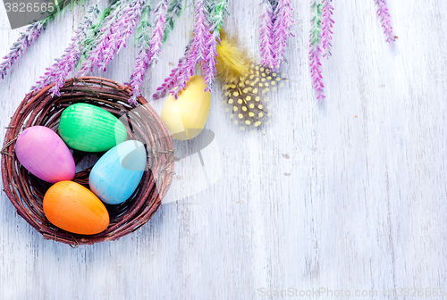 Image of decorative painted Easter eggs