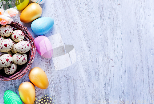 Image of decorative painted Easter eggs