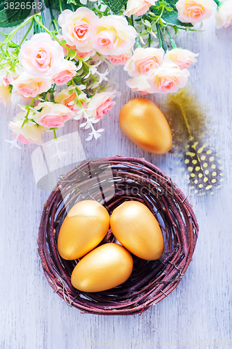 Image of decorative painted Easter eggs