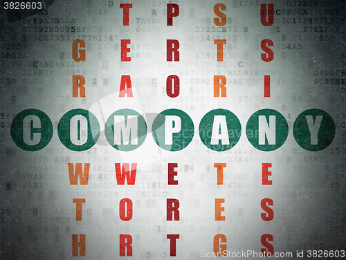 Image of Finance concept: Company in Crossword Puzzle