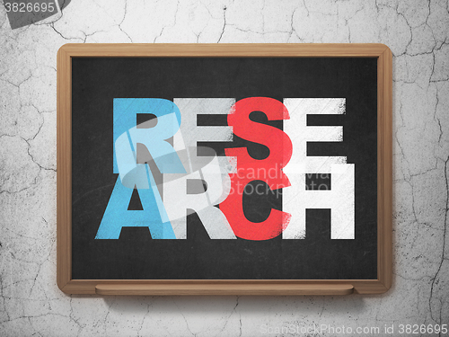 Image of Advertising concept: Research on School Board background