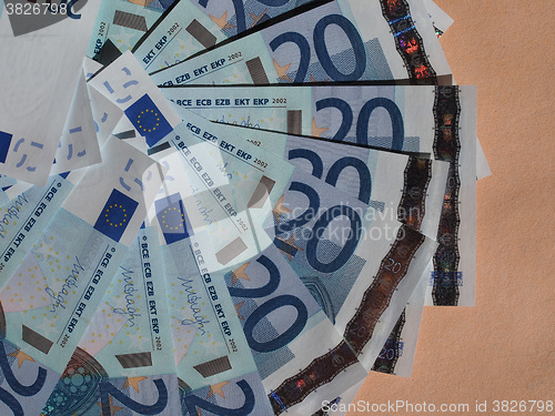 Image of Twenty Euro notes