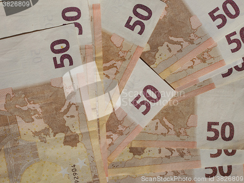 Image of Fifty Euro notes