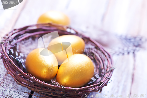 Image of easter eggs