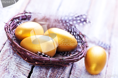 Image of easter eggs