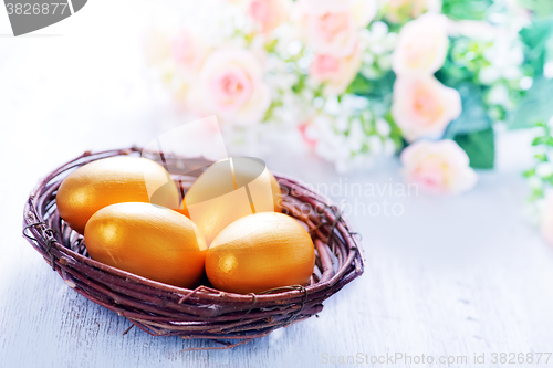 Image of decorative painted Easter eggs