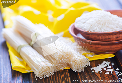 Image of rice noodles