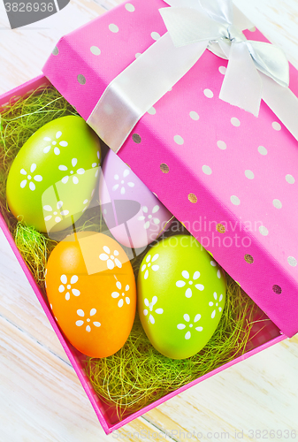 Image of easter eggs