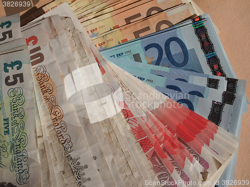 Image of Euro and Pounds notes
