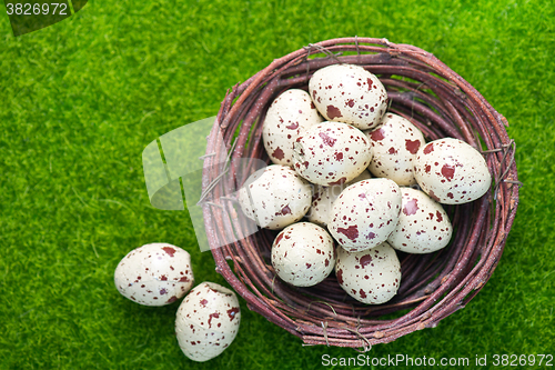 Image of decorative painted Easter eggs