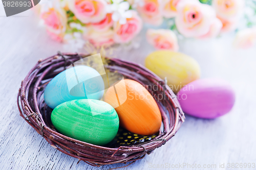 Image of decorative painted Easter eggs