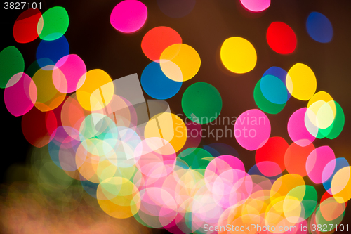 Image of Defocused bokeh lights