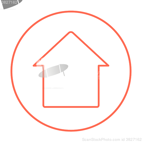 Image of House line icon.