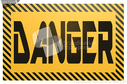 Image of Banner with danger word