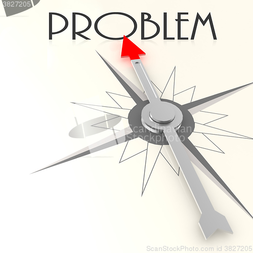 Image of Compass with problem word