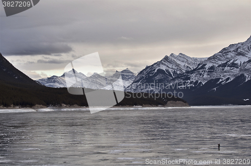 Image of Rocky Mountains in Winter Canada