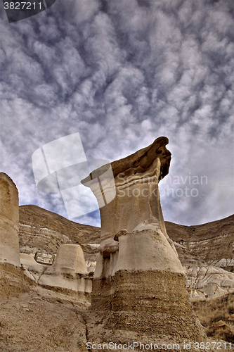 Image of Badlands Alberta  hoo doo