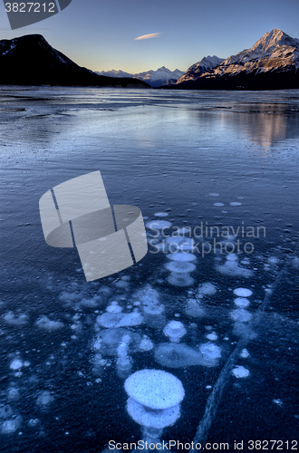 Image of Abraham Lake Winter