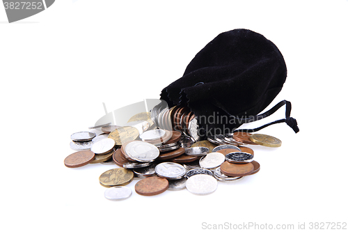 Image of czech coins isolated