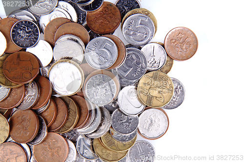 Image of czech koruna money texture