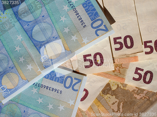 Image of Fifty and Twenty Euro notes