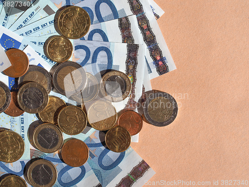 Image of Euro coins and notes