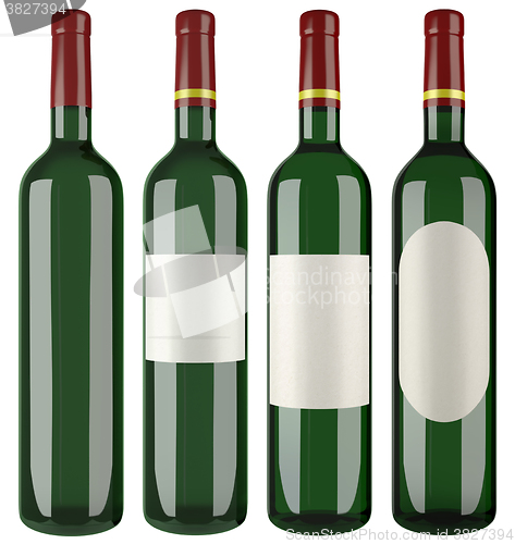 Image of Wine Bottle Cutout