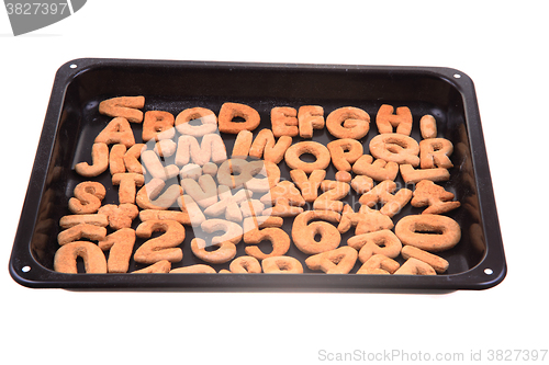 Image of ginger bread alphabet