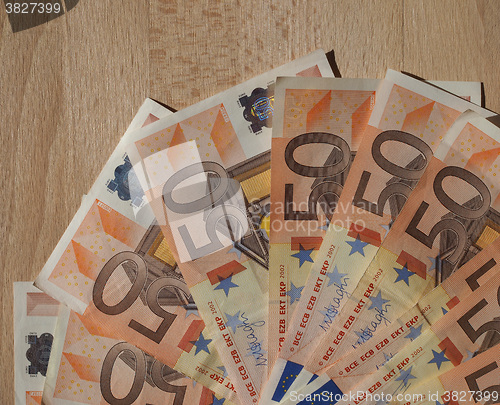 Image of Fifty Euro notes