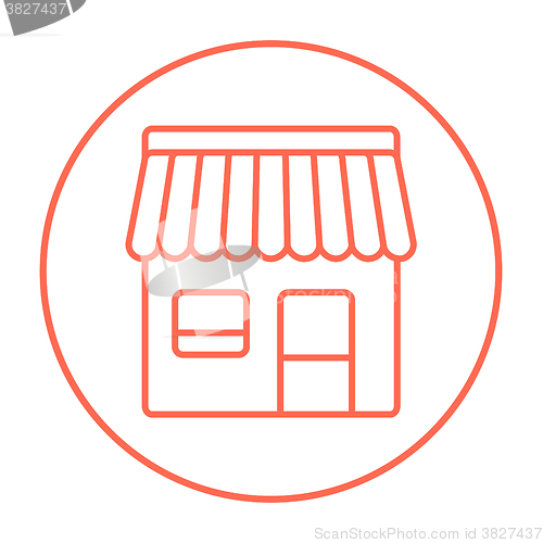 Image of Shop line icon.