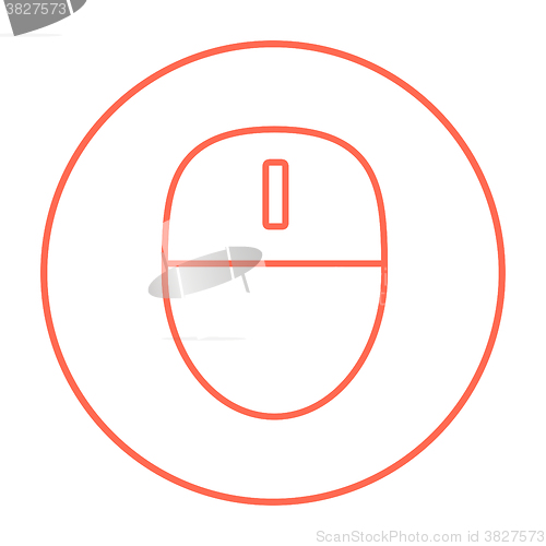 Image of Computer mouse line icon.