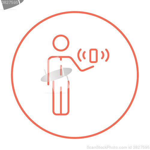 Image of Mobility line icon.