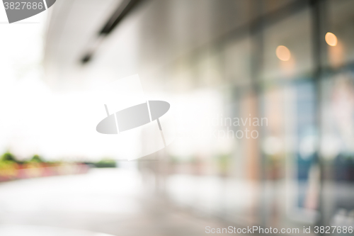 Image of Blur view of department store