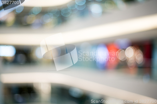 Image of Shopping mall department store, image blur background