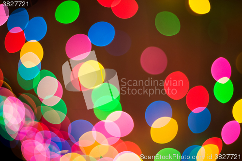 Image of Defocused bokeh lights