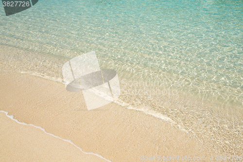 Image of Wave of sea sand beach