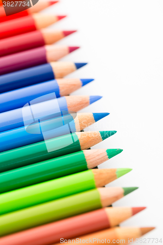 Image of Colour pencil isolated on white