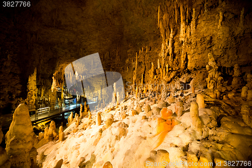 Image of Stalactites in cave